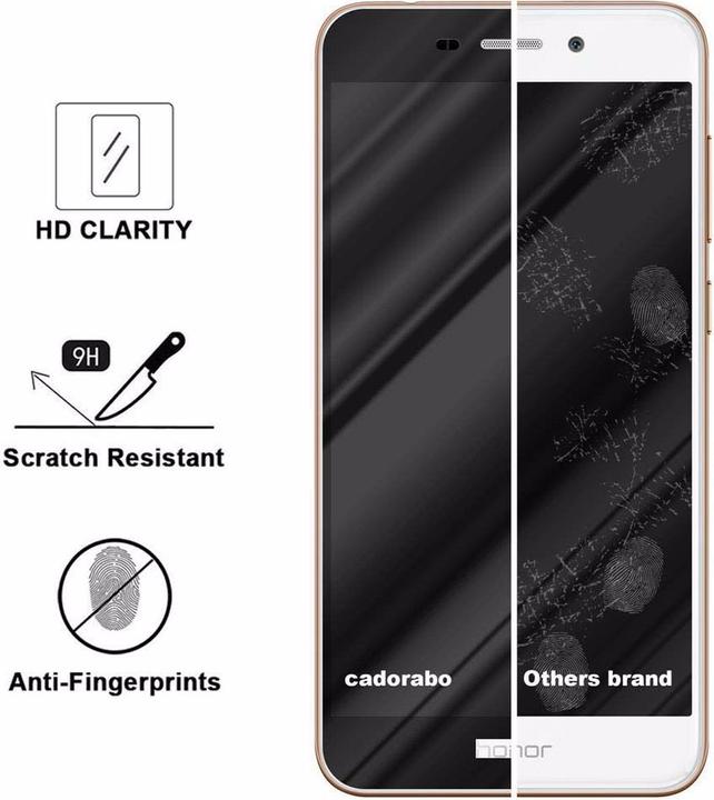 Produktbild Cadorabo Vollbild Displayschutzglas (1 Stück, Honor 6C Pro)