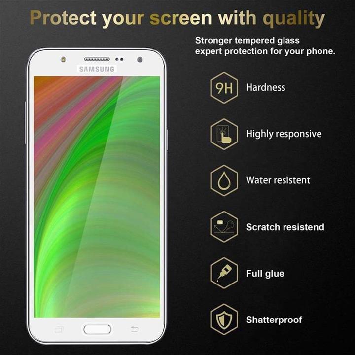 Actual product image Cadorabo Full screen display protection glass (1 Piece, Samsung Galaxy J7)