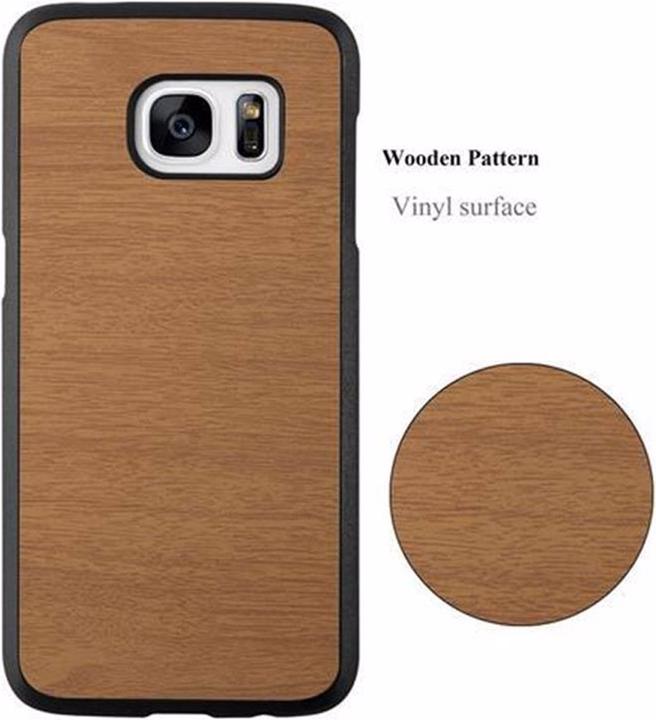 Productafbeelding Cadorabo Harde kaft Woody Cover (Samsung Galaxy S7)