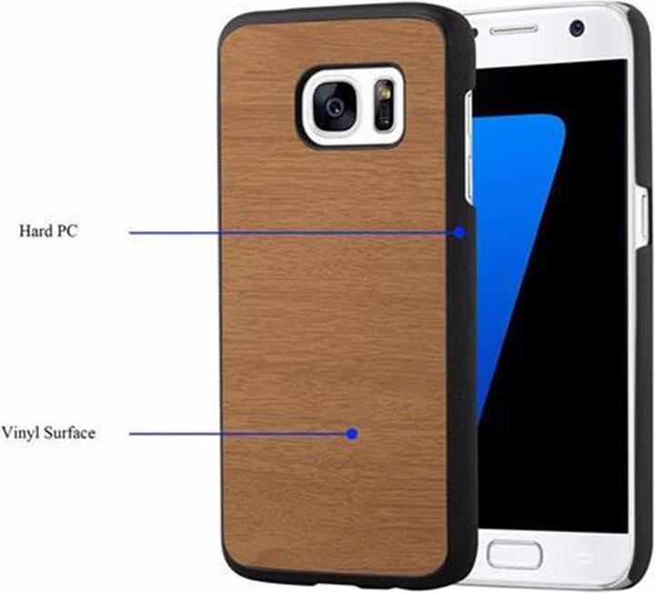 Productafbeelding Cadorabo Harde kaft Woody Cover (Samsung Galaxy S7)
