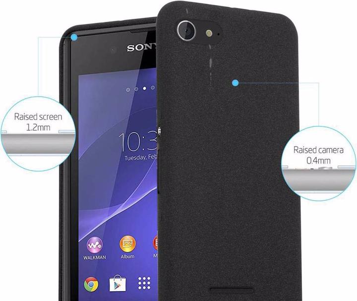 Actual product image Cadorabo TPU Frosted Cover (Sony Xperia E3)