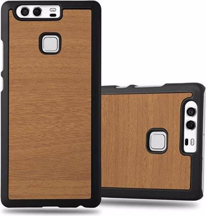 Productafbeelding Cadorabo Harde kaft Woody Cover (Huawei P9)