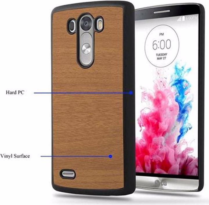 Actual product image Cadorabo Hard Cover Woody Cover (G3)