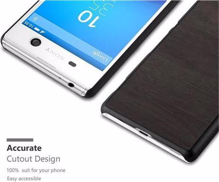 Produktbild Cadorabo Hard Cover Woody Cover (Sony Xperia M5)