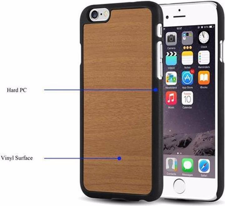 Actual product image Cadorabo Hard Cover Woody Cover (Apple iPhone 6)