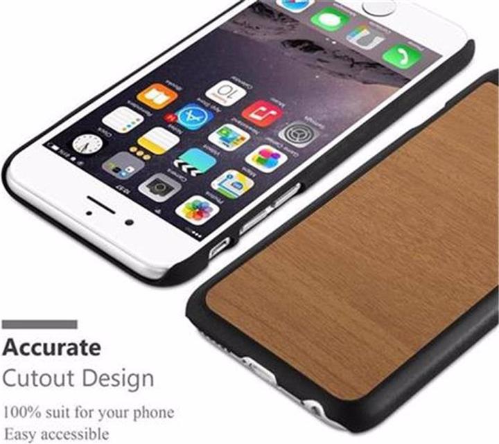 Actual product image Cadorabo Hard Cover Woody Cover (Apple iPhone 6)