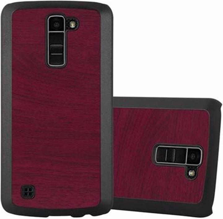 Actual product image Cadorabo Hard Cover Woody Cover (LG K10)