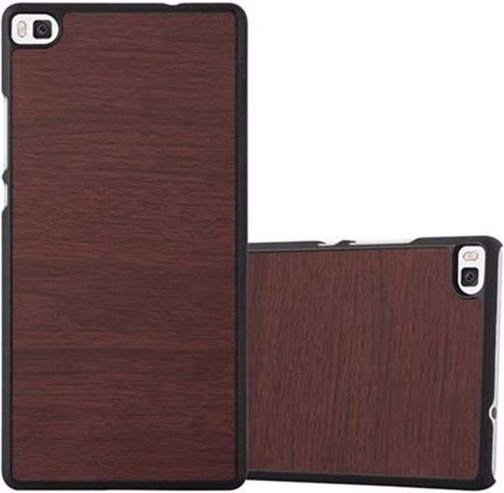 Productafbeelding Cadorabo Harde kaft Woody Cover (Huawei P8)