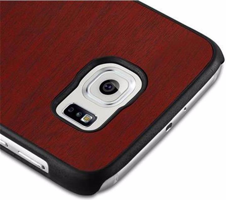 Produktbild Cadorabo Hard Cover Woody Cover (Samsung Galaxy S6)