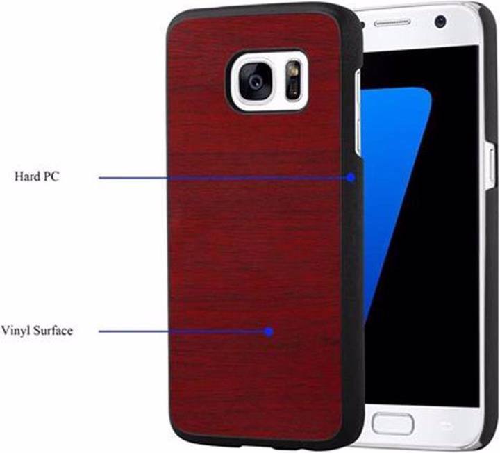 Produktbild Cadorabo Hard Cover Woody Cover (Samsung Galaxy S7)