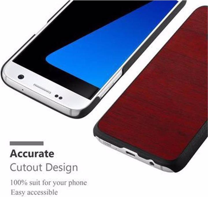 Produktbild Cadorabo Hard Cover Woody Cover (Samsung Galaxy S7)