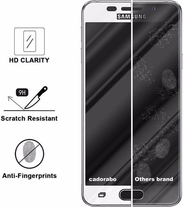 Actual product image Cadorabo Full screen display protection glass (1 Piece, Samsung Galaxy A7 (2016))
