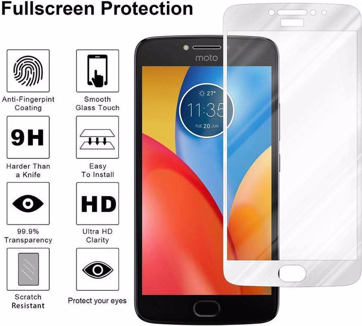 Productafbeelding Cadorabo Volledig schermbeschermend glas (1 Stuk, Motorola Moto E4)