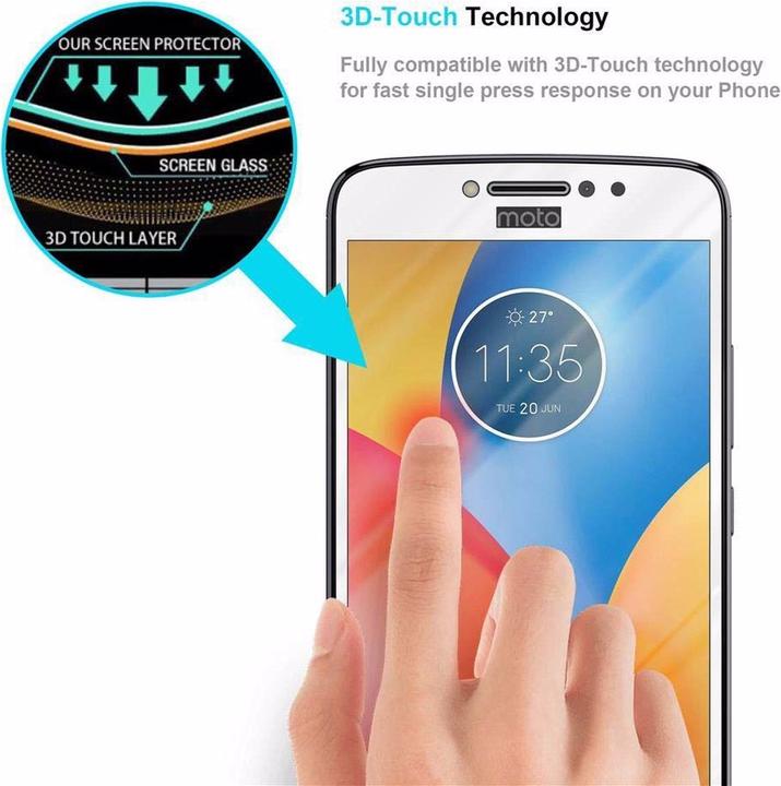 Productafbeelding Cadorabo Volledig schermbeschermend glas (1 Stuk, Motorola Moto E4)