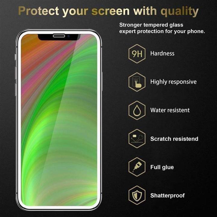 Actual product image Cadorabo Full screen display protection glass (1 Piece, Apple iPhone XR)