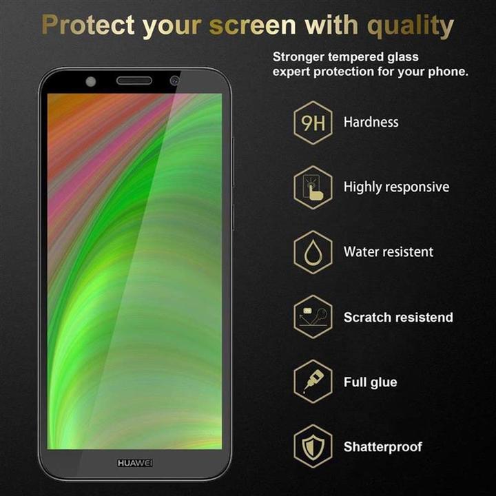 Produktbild Cadorabo Vollbild Displayschutzglas (1 Stück, Huawei Y5 (2018))