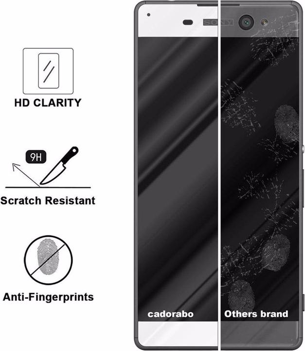 Immagine prodotto Cadorabo Vetro di protezione del display a schermo intero (1 Pezzo/i, Sony Xperia XA Ultra)