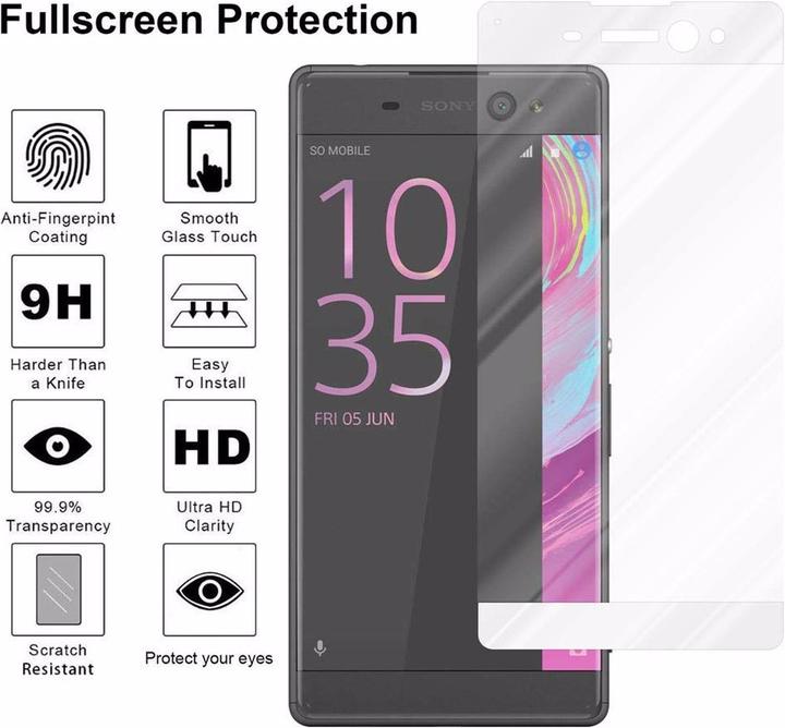 Immagine prodotto Cadorabo Vetro di protezione del display a schermo intero (1 Pezzo/i, Sony Xperia XA Ultra)