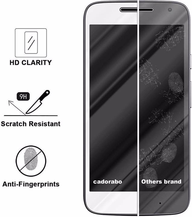 Immagine prodotto Cadorabo Vetro di protezione del display a schermo intero (1 Pezzo/i, Motorola Moto G4 Play)
