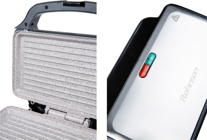 Immagine prodotto Rohnson R-2751 tostapane sandwich, acciaio satinato