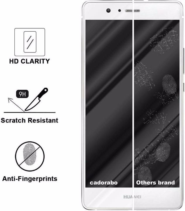 Actual product image Cadorabo Full screen display protection glass (1 Piece, Huawei G9 Lite)