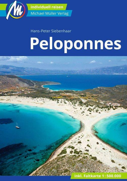 Actual product image Peloponnese travel guide Michael Müller Verlag (German, Hans-Peter Siebenhaar, 2024)