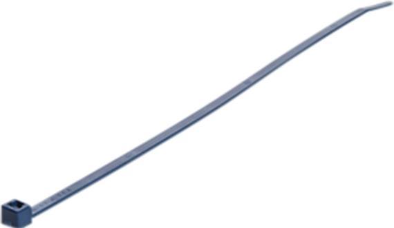 Actual product image HellermannTyton Cable tie 250x4,6mm blue (Plastic cable ties, 250 mm, 100 pcs.)