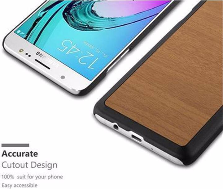 Actual product image Cadorabo Hard Cover Woody Cover (Samsung Galaxy J5 (2016))