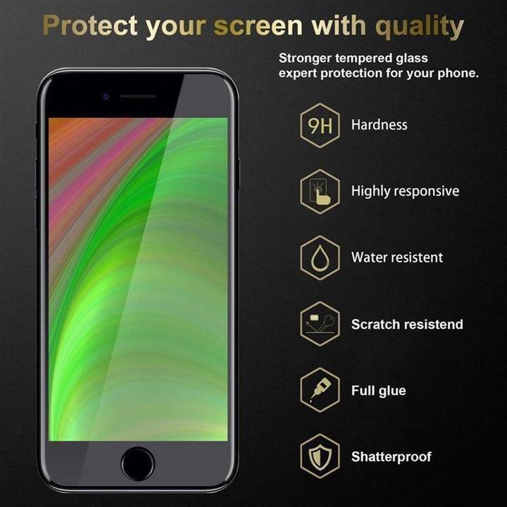 Actual product image Cadorabo Full screen display protection glass (1 Piece, Apple iPhone 7 Plus, Apple iPhone 7s Plus)