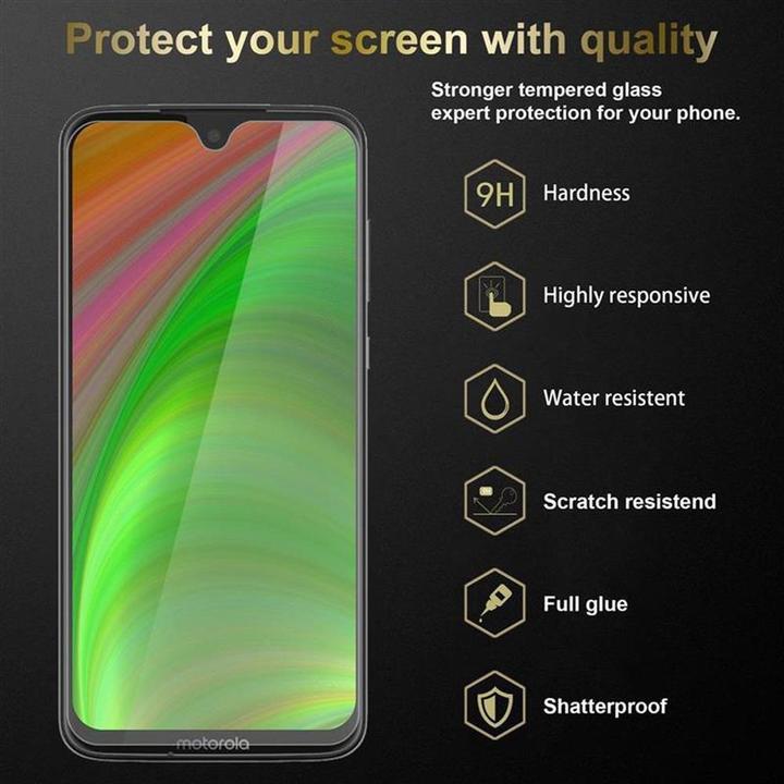 Actual product image Cadorabo display protection glass (3 Piece, Motorola Moto G7, Motorola Moto G7 Plus)