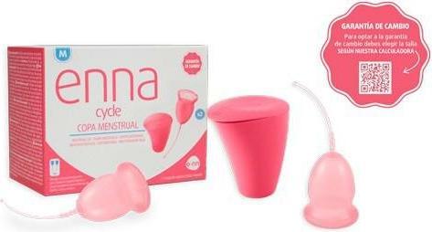 Produktbild Menstrual Cups Size M with Applicator and Sterilizer Box - Pack of 2 (M)