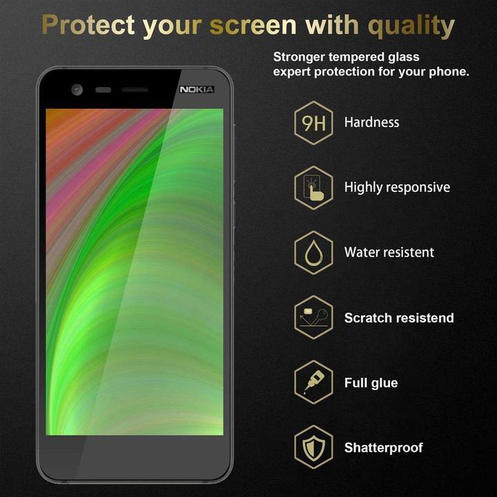 Immagine prodotto Cadorabo Vetro di protezione del display a schermo intero (1 Pezzo/i, Nokia 2)