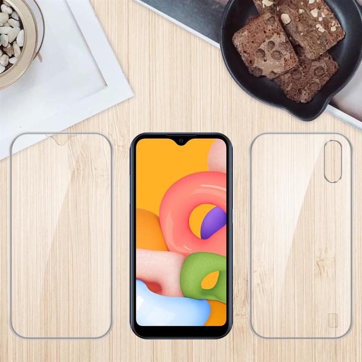 Productafbeelding Cadorabo TPU 360 graden hoesje (Samsung Galaxy A01)