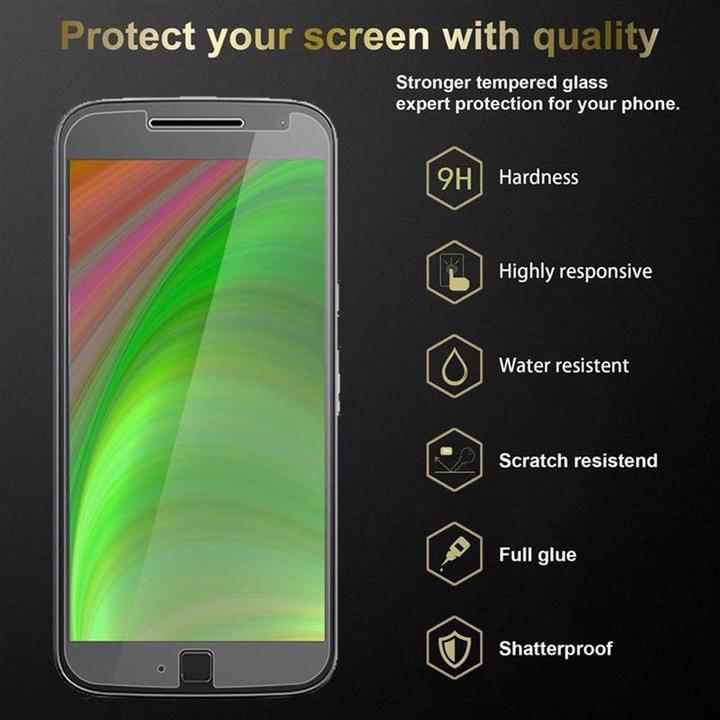 Productafbeelding Cadorabo Glas ter bescherming van het scherm (3 Stuk, Motorola Moto G4 Plus)