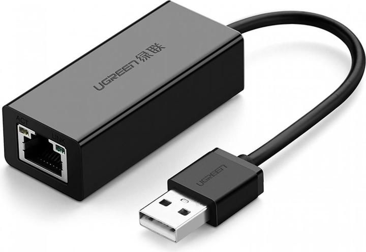 Produktbild Ugreen USB-A 2.0 zu 100Mbps Ethernet Adapter (USB 2.0, RJ45 (1x))