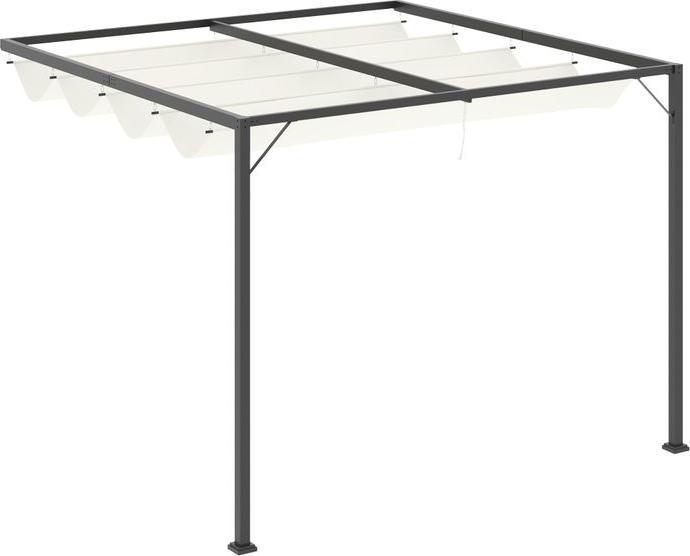Immagine prodotto Swisshandel24 Pergola gazebo 3x3m gazebo da giardino gazebo BBQ con tetto in tessuto resistente alle intemperie (300 cm, 300 cm)