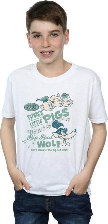 Image du produit Disney - T-shirt THREE LITTLE PIGS WHO'S AFRAID OF THE BIG BAD WOLF - Garçon (140, 146)