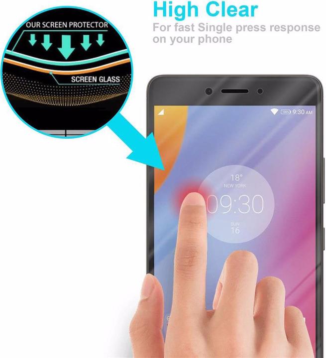 Productafbeelding Cadorabo Glas ter bescherming van het scherm (1 Stuk, Lenovo K6 Note)