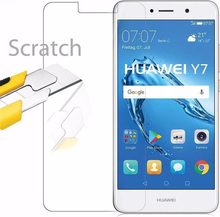 Actual product image Cadorabo Display protection glass (1 Piece, Huawei Y7 (2017))