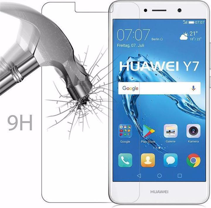 Actual product image Cadorabo Display protection glass (1 Piece, Huawei Y7 (2017))