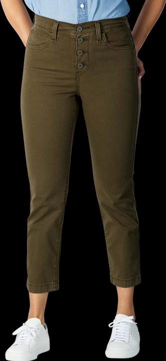 Levis 724 High Rise Straight Jeans crop utility soft canvas (W26)