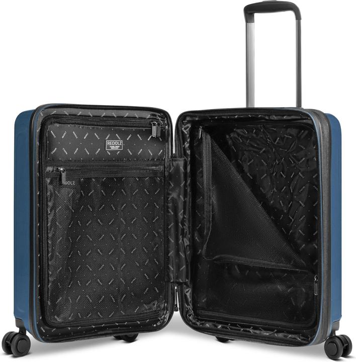 Immagine prodotto Redolz Essentials 14 Trolley da cabina a 4 ruote S Scomparto per laptop da 55 cm con piega elastica (45 l, Bagaglio a mano (fino a 50 litri))