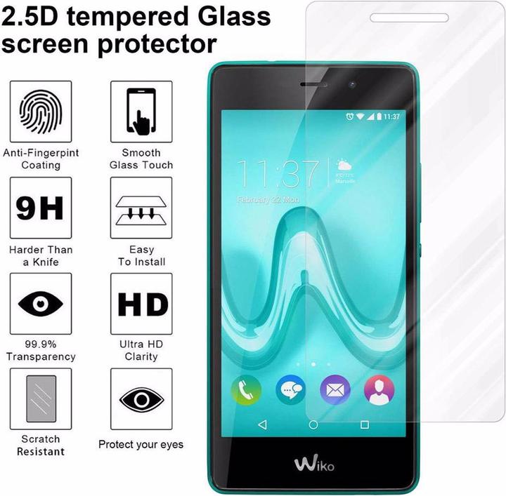 Produktbild Cadorabo Displayschutzglas (1 Stück, Wiko Tommy)