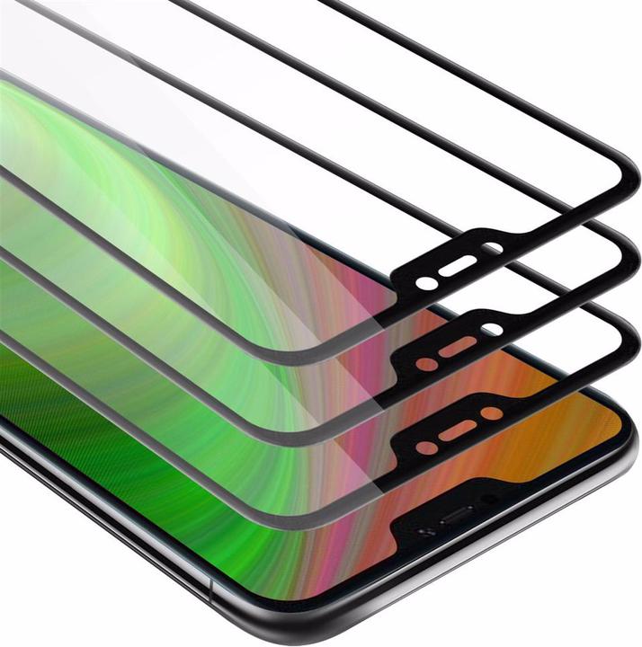 Actual product image Cadorabo Full screen display protection glass (3 Piece, Xiaomi Mi A2 Lite?, Xiaomi Redmi 6 Pro)