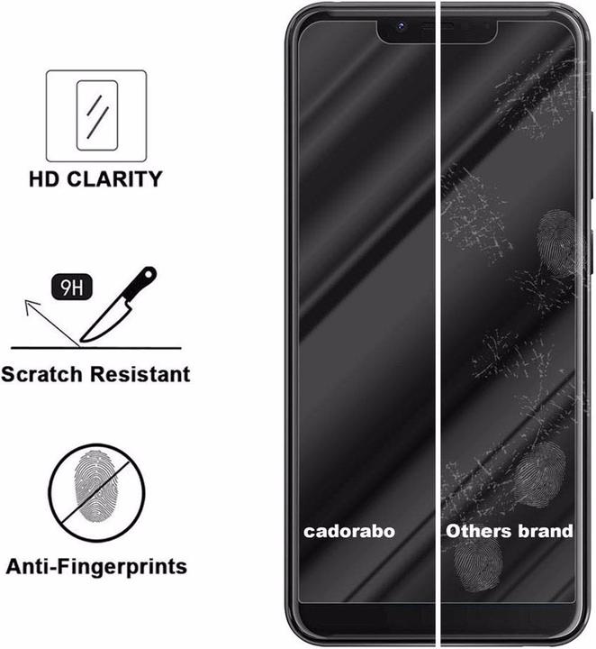 Produktbild Cadorabo Displayschutzglas (1 Stück, Wiko View 2 Go)