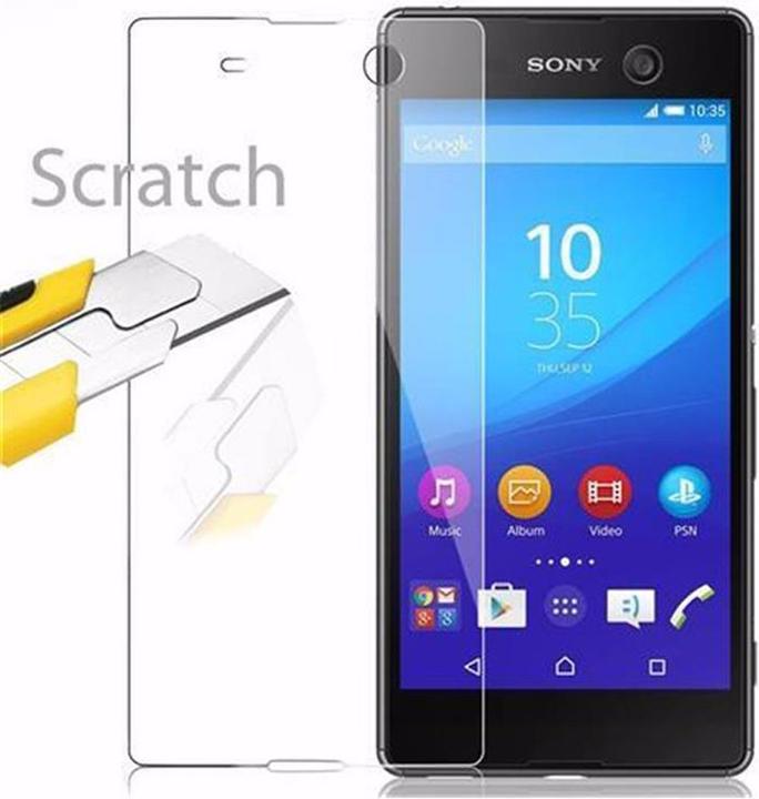 Actual product image Cadorabo Display protection glass (1 Piece, Sony Xperia M5)