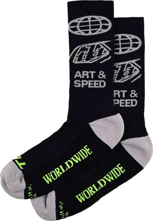 Produktbild Troy Lee Designs Mens Performance Socks, Worldwide, black, L/XL (L/XL)
