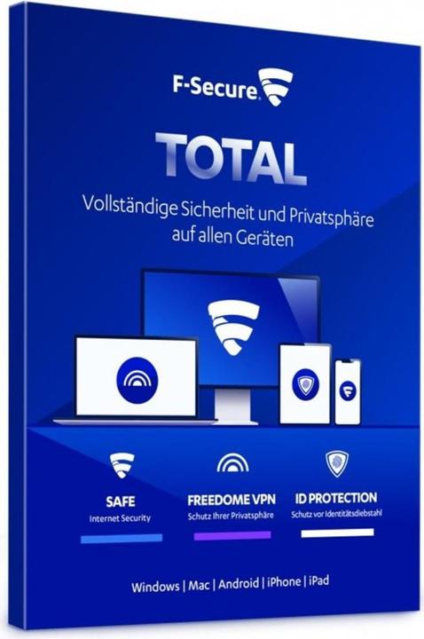 Produktbild F-Secure Total (5 User, 5 Geräte/User, 12 Monate)