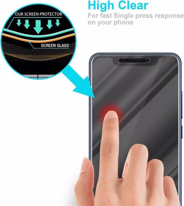 Image du produit Cadorabo Verre de protection d'écran (1 pièce(s), ZTE Axon 9 Pro)