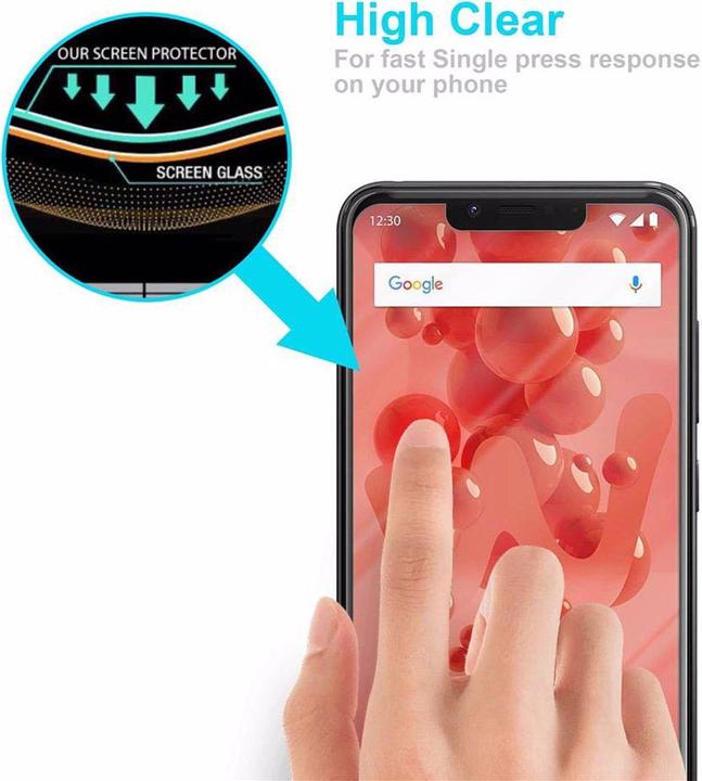 Image du produit Cadorabo Verre de protection d'écran (1 pièce(s), Wiko View 2 Plus)